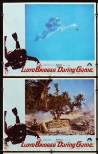 7h195 DARING GAME 8 LCs '68 Nico Minardos, Michael Ansara, Lloyd Bridges, scuba & sky diving!