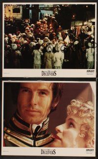7h203 DECEIVERS 8 LCs '88 Pierce Brosnan in mysterious India, was it magic, madness, or murder!