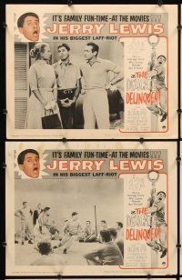 7h204 DELICATE DELINQUENT 8 LCs R62 wacky teen-age terror Jerry Lewis, Darren McGavin!