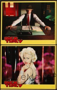 7h008 DICK TRACY 11 LCs '90 Warren Beatty, Madonna, Al Pacino