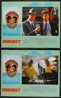 7h219 DRAGNET 8 LCs '87 Dan Aykroyd as detective Joe Friday with Tom Hanks!