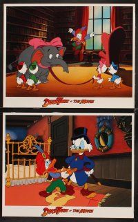 7h221 DUCKTALES: THE MOVIE 8 LCs '90 Walt Disney, Scrooge McDuck, cool adventure art!