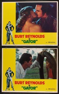 7h269 GATOR 8 LCs '76 Burt Reynolds & Lauren Hutton, White Lightning sequel!