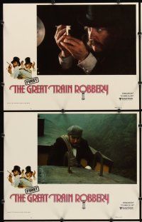 7h006 GREAT TRAIN ROBBERY 12 int'l LCs '79 Sean Connery, Sutherland & sexy Lesley-Anne Down!