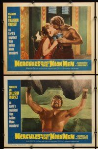 7h308 HERCULES AGAINST THE MOON MEN 8 LCs '65 Earth's mightiest man Sergio Ciani vs monsters!