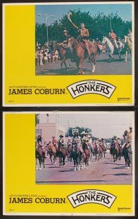 7h315 HONKERS 8 LCs '72 James Coburn, Lois Nettleton, Anne Archer, bull riding!