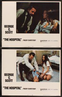 7h317 HOSPITAL 8 LCs '71 George C. Scott, Diana Rigg, written by Paddy Chayefsky!