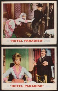 7h319 HOTEL PARADISO 8 LCs '66 Alec Guinness, Gina Lollobrigida, Robert Morley, English comedy!