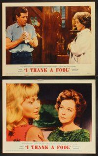 7h332 I THANK A FOOL 8 LCs '62 bleak & lonely Susan Hayward with Peter Finch!