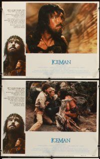 7h335 ICEMAN 8 LCs '84 Fred Schepisi, John Lone is an unfrozen 40,000 year-old neanderthal caveman!