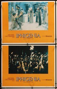 7h346 IPHIGENIA 8 LCs '78 Michael Cacoyannis' Ifigeneia, based on the tragedy by Euripides, Greek!