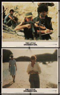 7h393 LITTLE DRUMMER GIRL 8 LCs '84 Diane Keaton, Klaus Kinski, from the novel by John Le Carre!