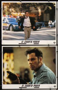 7h406 MAD CITY 8 Spanish/U.S. LCs '97 John Travolta, Dustin Hoffman, directed by Costa-Gavras
