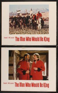 7h415 MAN WHO WOULD BE KING 8 LCs '75 British soldiers Sean Connery & Michael Caine, John Huston!