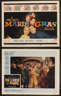 7h418 MARDI GRAS 8 LCs '58 Pat Boone, Christine Carere, Tommy Sands, Sheree North