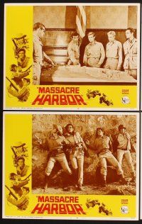 7h428 MASSACRE HARBOR 8 LCs '68 hit & run heroes from TV's Rat Patrol on big screen!