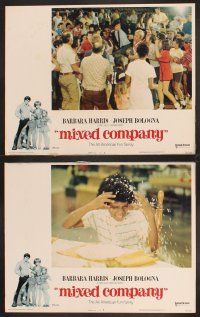 7h448 MIXED COMPANY 8 LCs '74 Barbara Harris, Joseph Bologna, interracial comedy!