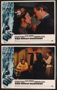 7h449 MOLLY MAGUIRES 8 LCs '70 Sean Connery, Richard Harris, directed by Martin Ritt!