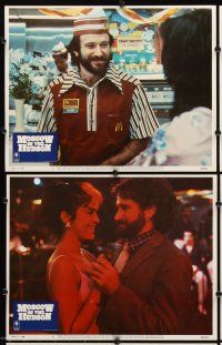 7h457 MOSCOW ON THE HUDSON 8 LCs '84 Russian Robin Williams, Maria Conchita Alonso