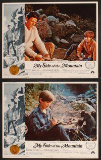 7h463 MY SIDE OF THE MOUNTAIN 8 LCs '68 a boy who dreams of leaving civilization to do his thing!