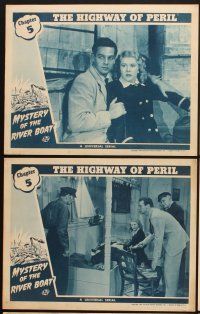 7h875 MYSTERY OF THE RIVER BOAT 6 chapter 5 LCs '44 Universal serial, The Highway of Peril!