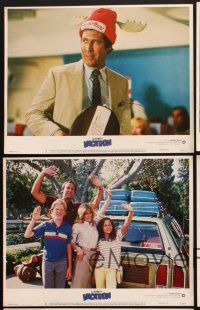 7h948 NATIONAL LAMPOON'S VACATION 5 LCs '83 Chevy Chase, Beverly D'Angelo, Christie Brinkley