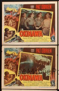 7h949 OKINAWA 5 LCs '52 Pat O'Brien & Cameron Mitchell in World War II Japan!