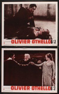 7h488 OTHELLO 8 LCs '66 Laurence Olivier in the title role with Maggie Smith as Desdemona!