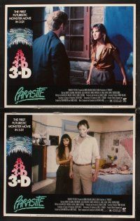 7h495 PARASITE 8 LCs '82 Charles Band, Demi Moore, the first futuristic monster movie in 3-D!