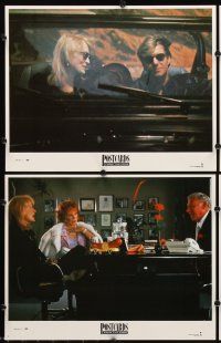 7h516 POSTCARDS FROM THE EDGE 8 LCs '90 Shirley MacLaine, Meryl Streep, Gene Hackman, Mike Nichols