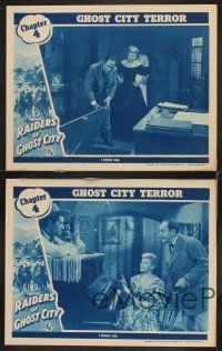 7h991 RAIDERS OF GHOST CITY 4 chapter 4 LCs '44 Universal serial, Ghost City of Terror!