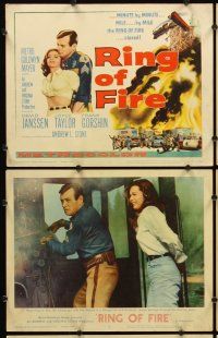 7h540 RING OF FIRE 8 LCs '61 it closes on David Janssen & Joyce Taylor minute by minute!