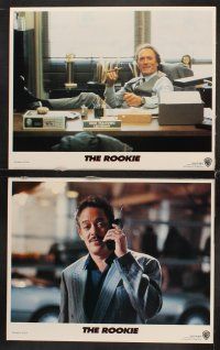 7h549 ROOKIE 8 LCs '90 Clint Eastwood directs & stars, Charlie Sheen, Raul Julia