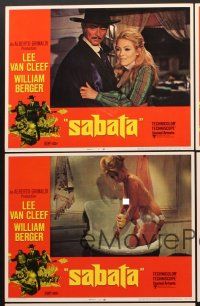 7h957 SABATA 5 LCs '70 Lee Van Cleef, the man with gunsight eyes comes to kill!