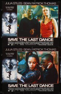 7h561 SAVE THE LAST DANCE 8 LCs '01 Julia Stiles, Sean Patrick Thomas, Kerry Washington