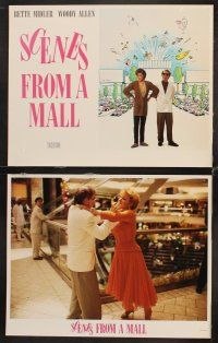 7h563 SCENES FROM A MALL 8 LCs '91 Woody Allen, Bette Midler, directed by Paul Mazursky!