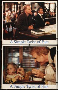 7h595 SIMPLE TWIST OF FATE 8 LCs '94 great images of Laura Linney, Steve Martin & Gabriel Byrne!
