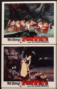 7h895 SNOW WHITE & THE SEVEN DWARFS 6 LCs R67 Walt Disney animated cartoon classic!