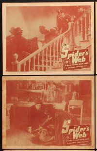 7h898 SPIDER'S WEB 6 LCs R47 four great images of Warren Hull in costume!