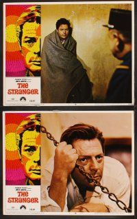 7h620 STRANGER 8 LCs '68 Luchino Visconti's Lo Straniero, Marcello Mastroianni!