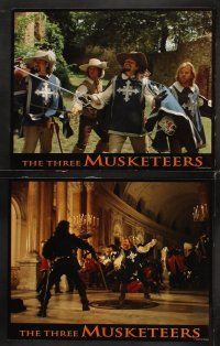 7h666 THREE MUSKETEERS 8 LCs '93 Disney, Charlie Sheen, Kiefer Sutherland, Chris O'Donnell!