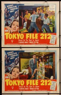 7h674 TOKYO FILE 212 8 LCs '51 secret agents in Japan, sexy Florence Marly!