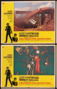 7h905 TWO MULES FOR SISTER SARA 6 LCs '70 gunslinger Clint Eastwood & Shirley MacLaine!