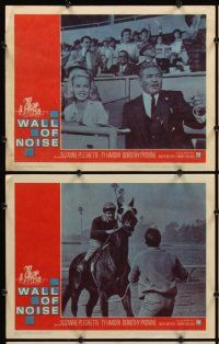 7h711 WALL OF NOISE 8 LCs '63 sexy Suzanne Pleshette, horse racing!