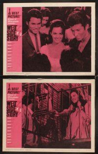 7h717 WEST SIDE STORY 8 LCs R62 Natalie Wood as Maria, Richard Beymer, Rober Wise classic!