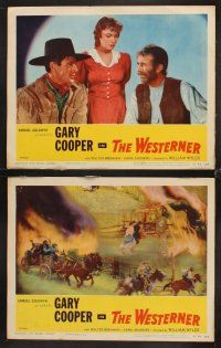 7h819 WESTERNER 7 LCs R54 Gary Cooper, Walter Brennan, the colorful west at its best!