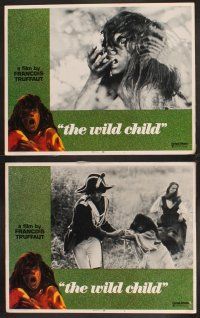 7h729 WILD CHILD 8 LCs '70 Francois Truffaut's classic L'Enfant Sauvage!