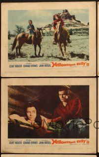 7h967 YELLOWSTONE KELLY 5 LCs '59 Clint Walker in the title role, Edward Byrnes!