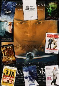 7j038 LOT OF 36 UNFOLDED ONE-SHEETS '95 - '06 Aviator, Pink Panther, Kung Fu Hustle & more!
