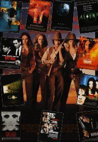 7j039 LOT OF 35 UNFOLDED ONE-SHEETS '88 - '09 Bad Girls, Departed, Escape from LA & more!
